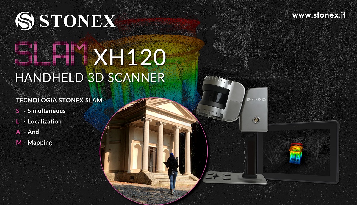 Stonex XH120 SLAM Laser Scanner per i Beni Culturali
