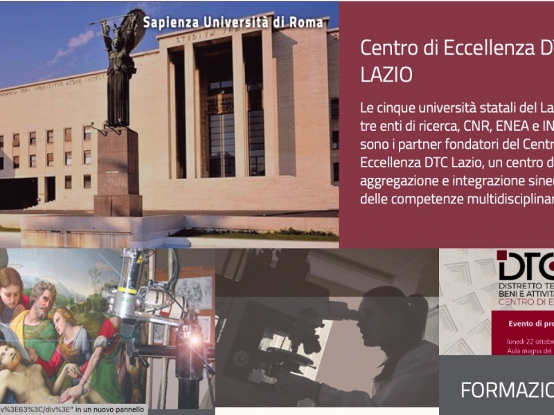 DTC Regione Lazio: Corso di alta formazione in diagnostica e verifica strutturale di costruzioni storiche e monumentali