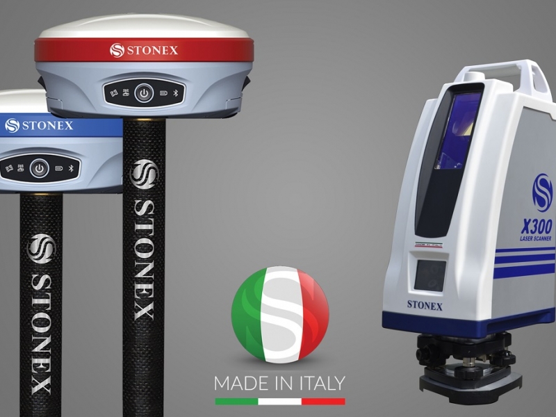 Prodotti “Made in Italy” Stonex: Serie S900 GNSS e X300 Laser Scanner