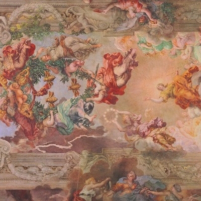Scansione Laser 3D multi-wavelengths della volta del Trionfo della Divina Provvidenza dipinto da Pietro da Cortona
