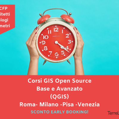Corsi GIS Open Source Base e Avanzato (QGIS): aperte le iscrizioni per le date del calendario autunnale. Erogazione crediti formativi per professionisti.