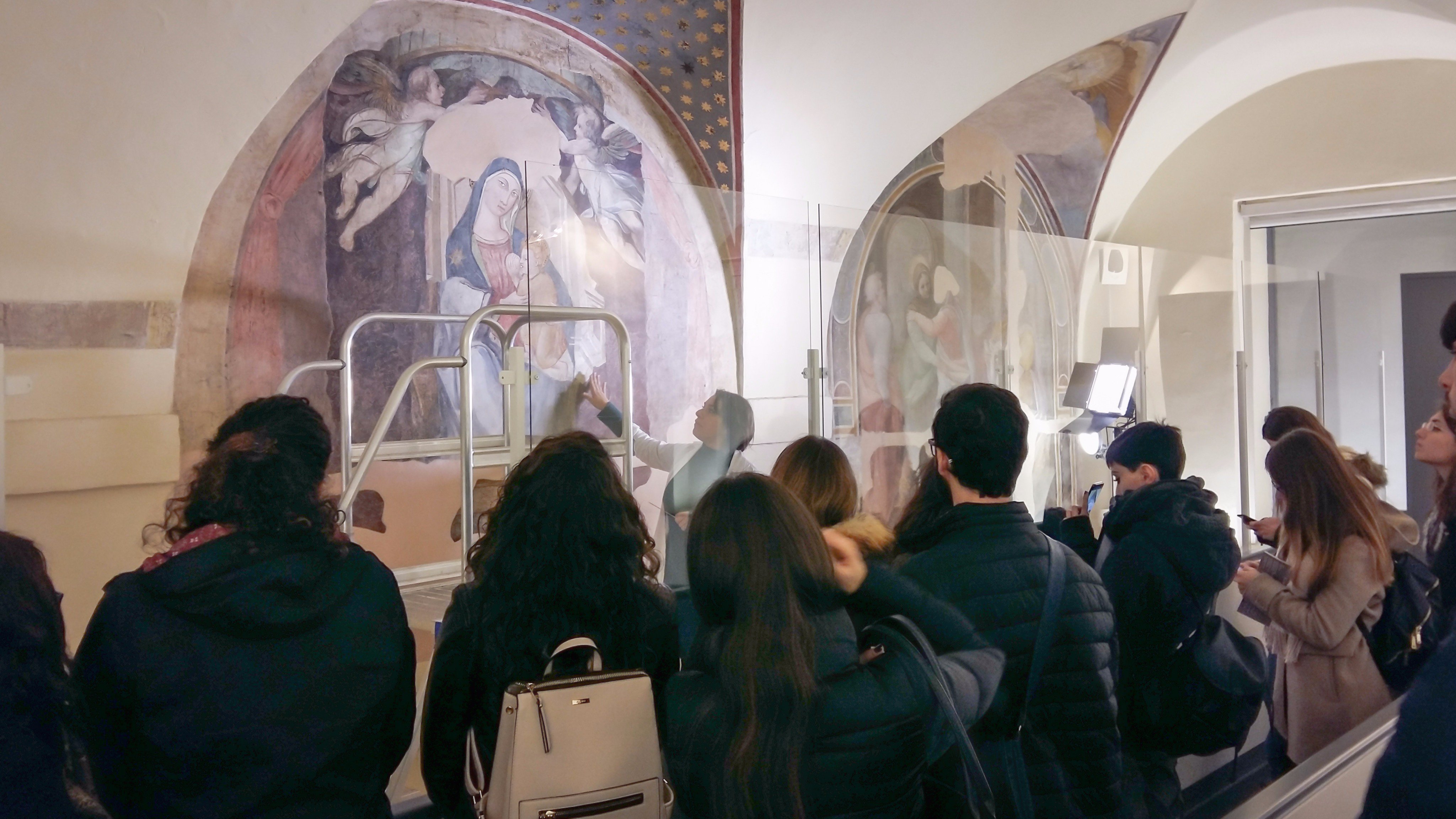 Visita aperta al cantiere di restauro nell'ex chiesa di piazza del Collegio Romano con ISCR a Roma