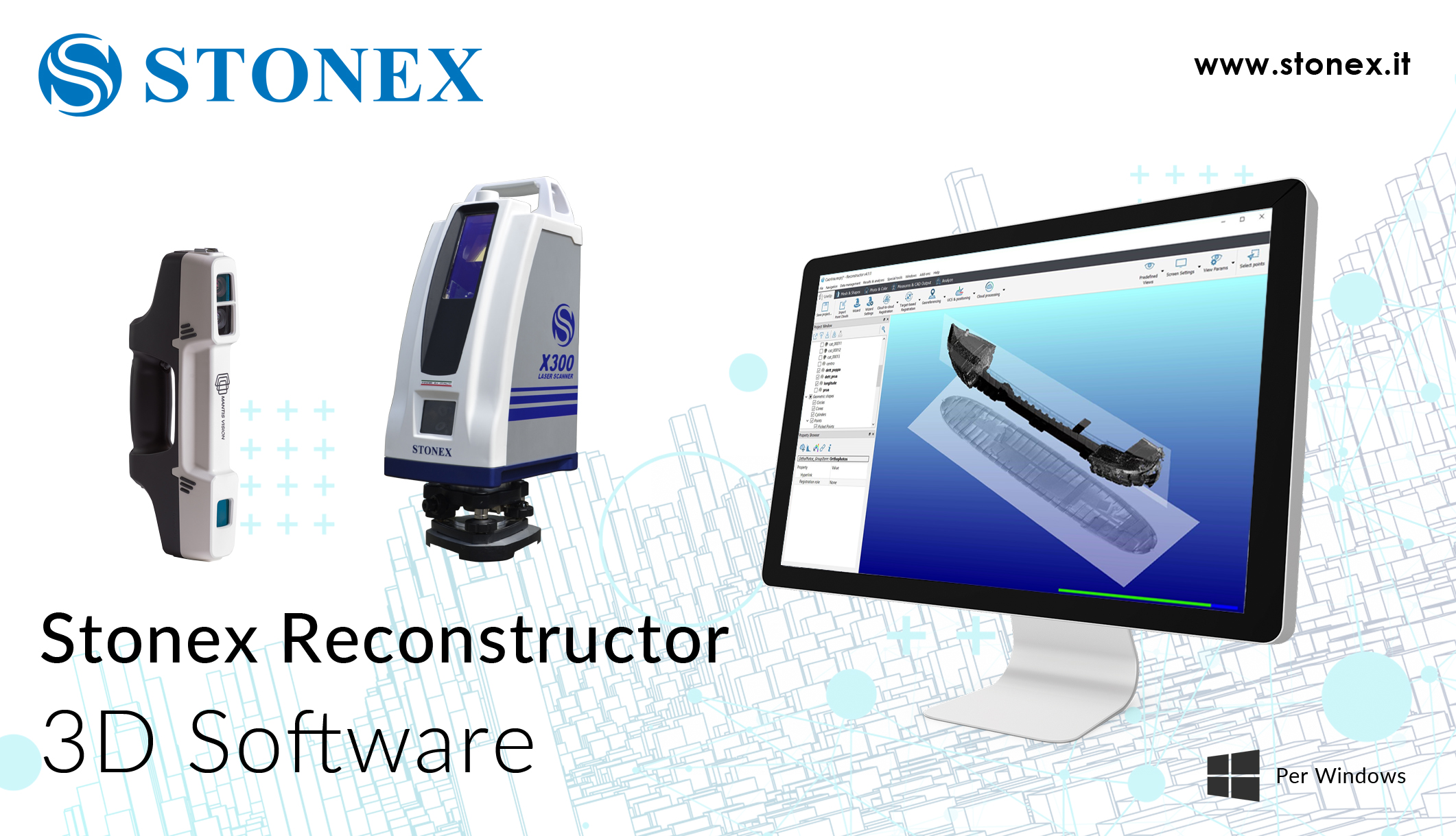 Stonex Reconstructor – Software 3D