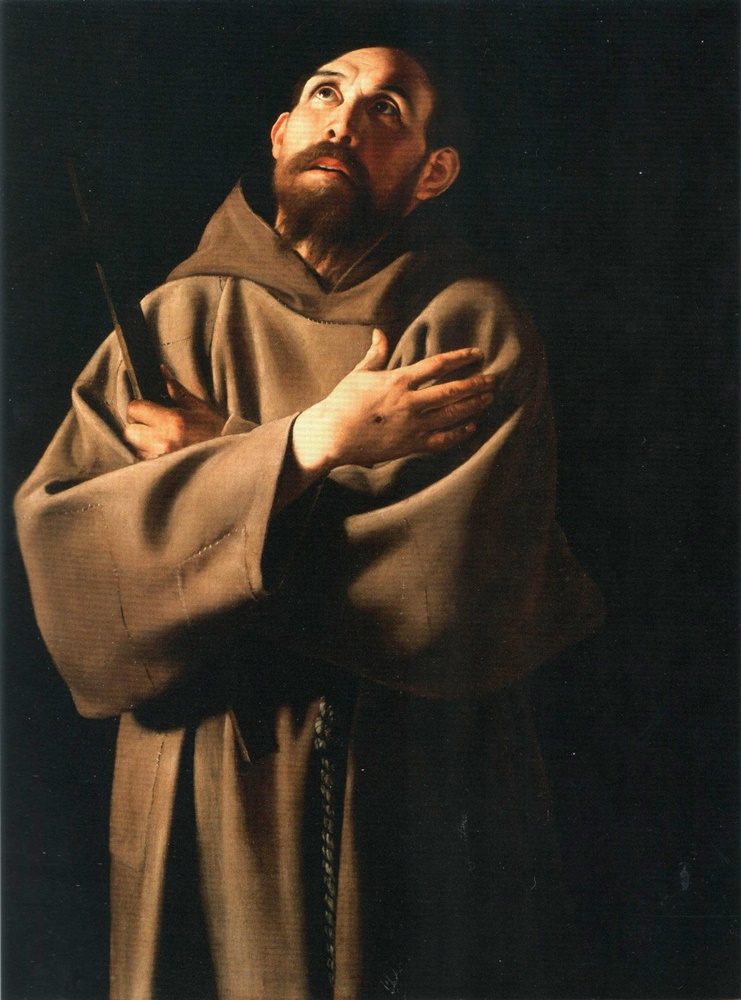 Orazio Gentileschi San Francesco ridimensionata