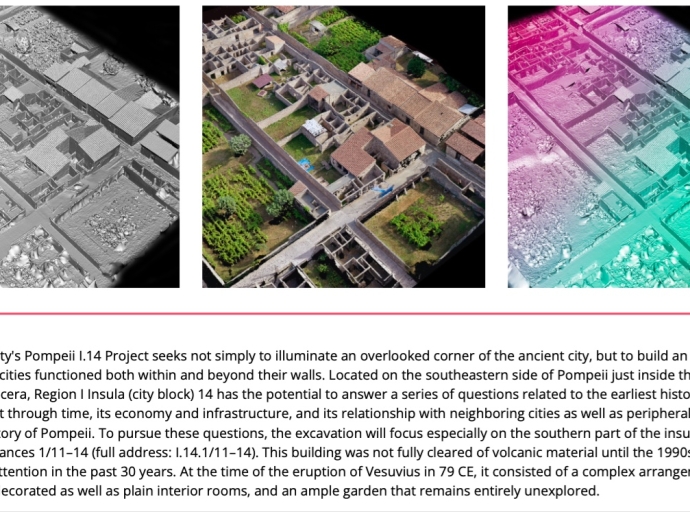 Archeologia geospaziale per il modello digitale di Pompei