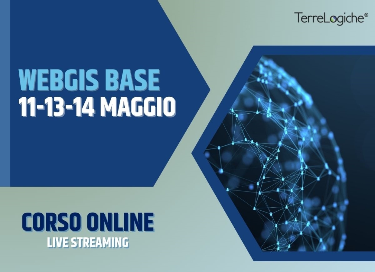 Gestione e diffusione dei dati geografici online: ultimi posti per il corso "webGIS Base” di maggio