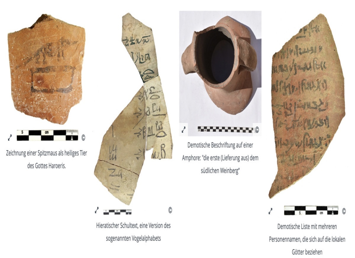  Athribis, Egitto: scoperti oltre 43.000 frammenti di cereamica iscritti 