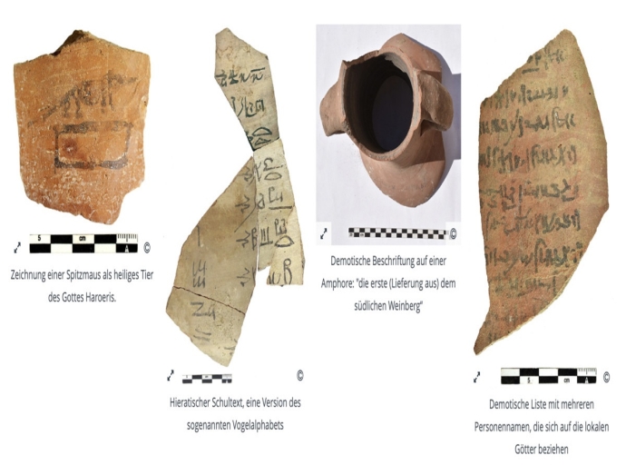  Athribis, Egitto: scoperti oltre 43.000 frammenti di cereamica iscritti 