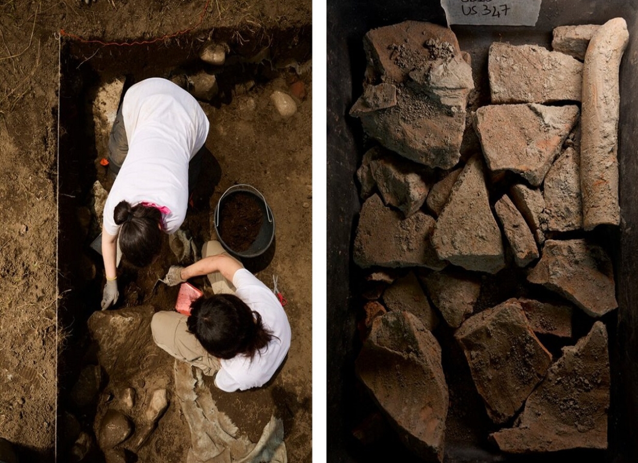 Corso di fotografia  negli scavi archeologici 