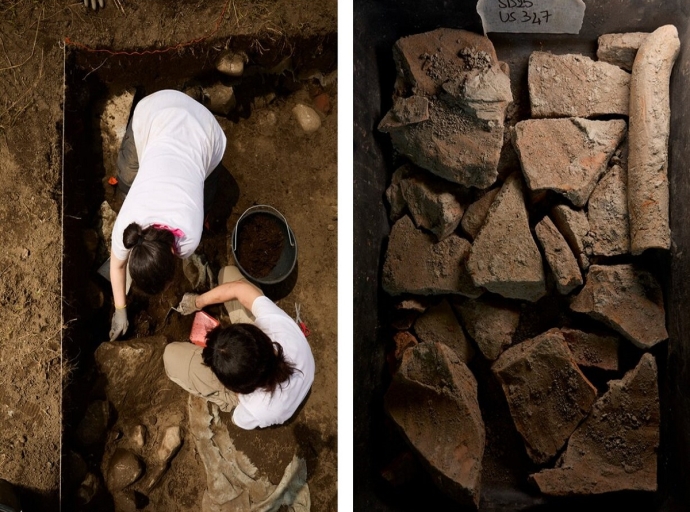 Corso di fotografia  negli scavi archeologici 