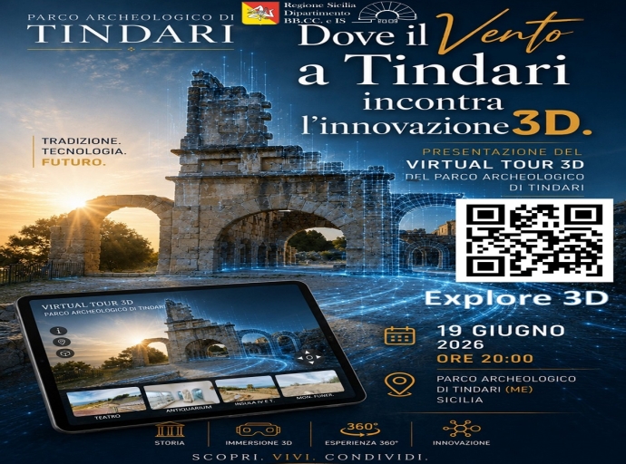 Dove il vento a Tindari incontra l’innovazione 3D: il nuovo Virtual Tour del parco archeologico 