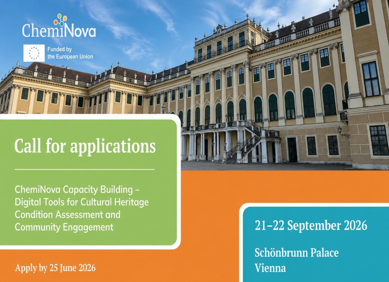 ChemiNova Capacity Building – Strumenti digitali per la valutazione dello stato di conservazione del patrimonio culturale e il coinvolgimento delle comunità a Vienna