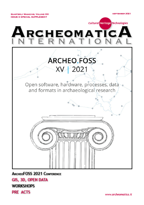 Archeomatica 3-2021 - Numero speciale dedicato ad ArcheoFOSS XV