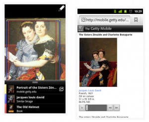 Google Goggles Getty Museum