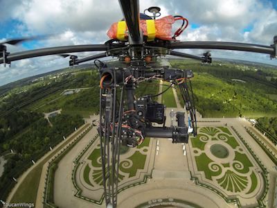 Drone a Versailles