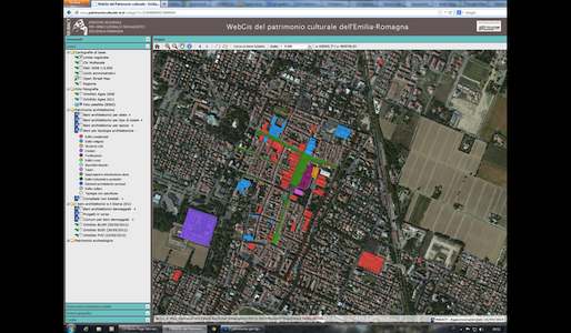 webgis patrimonio emilia