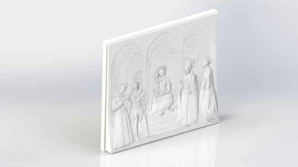 Un nuovo bassorilievo tattile per la Galleria degli Uffizi
