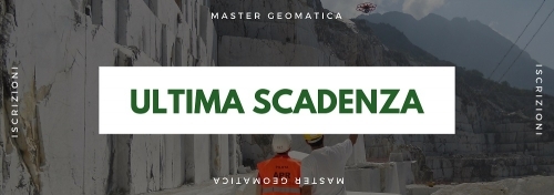 Master Universitario in Geomatica A.A. 2018/19 - Last call iscrizioni