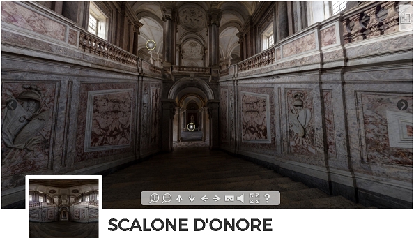Visita virtuale della Reggia di Caserta