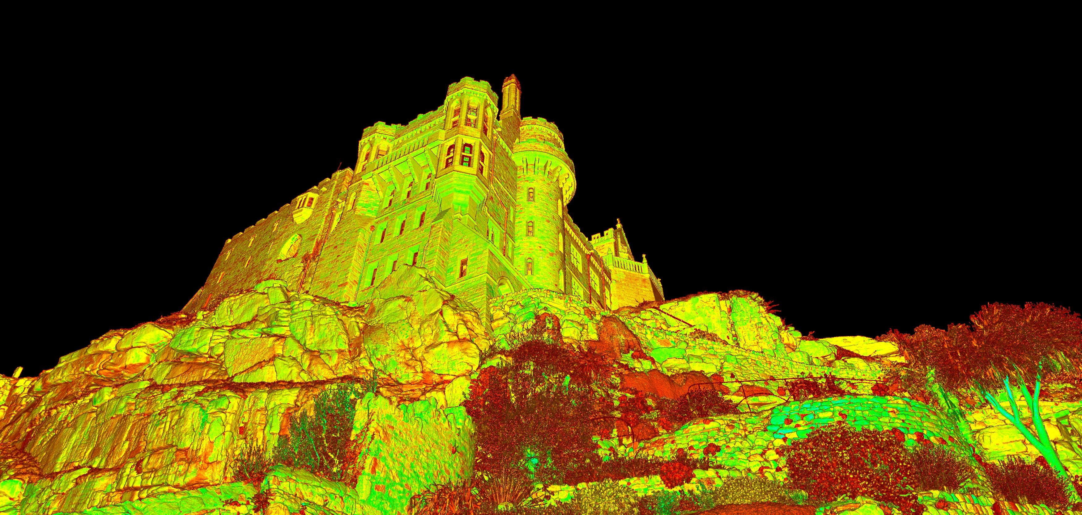 Rilievo Laser Scanner 3D Monte St. Michael, England