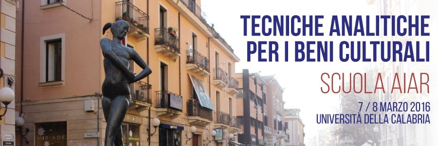 Scuola AIAr in Tecniche analitiche per i Beni Culturali