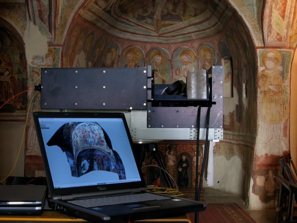 Tecnologia ITR per acquisizione immagini 3D (Oratorio San Pietro Martire a Rieti)