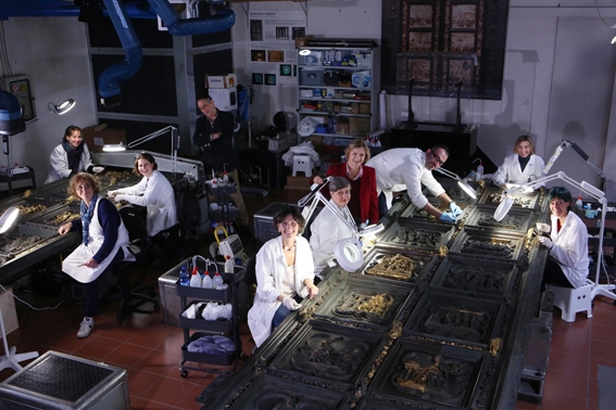 Il restauro della Porta nord di Lorenzo Ghiberti del Battistero di Firenze