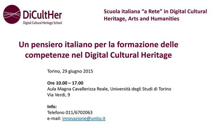 Un pensiero italiano per la formazione delle competenze nel Digital Cultural Heritage