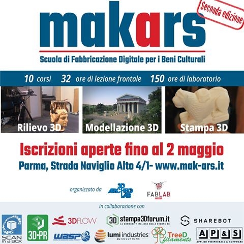 Makars 2016: seconda edizione della scuola di fabbricazione digitale per i beni culturali