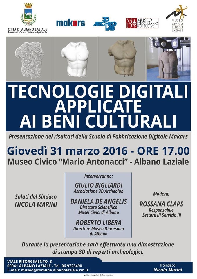 Tecnologie digitali e beni culturali: un incontro ad Albano Laziale