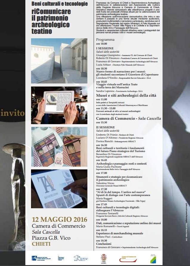 Beni culturali e tecnologie, riComunicare il patrimonio archeologico teatino