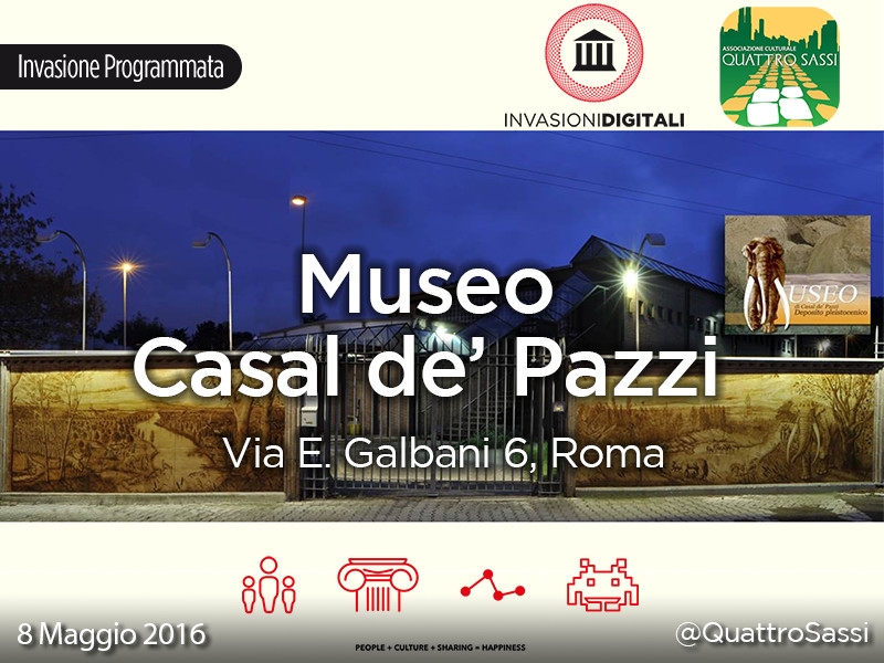 Invasioni Digitali al Museo Casal De'Pazzi e Ciclo di Conferenze il Pleistocene in 3D