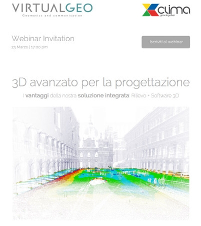 3D avanzato per la progettazione in un webinar di Virtualgeo